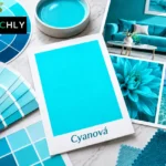 cyanová